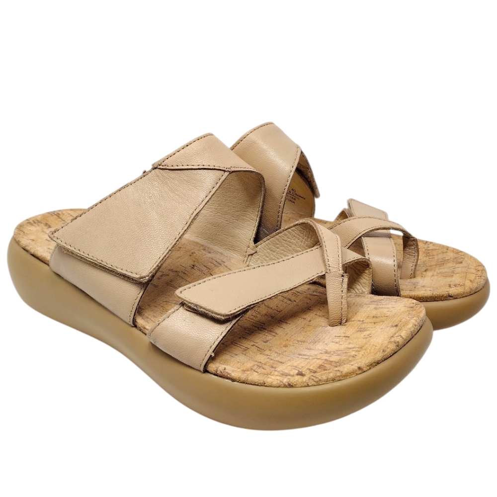 Alegria Beatrix Leather Toe Loop Thong Sandals Size 40 9.5-10